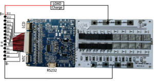 BMS LiFePO4 4S-16S 200A, protocole de communication I2C, connexion avec application de téléphone portable, écran LCD, ordinateur hôte - Product Image 4