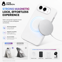 Coque de téléphone magnétique en silicone liquide en gros pour iPhone Duo, avec aimants puissants intégrés, étui pliable pour iPhone Duo