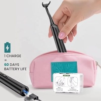 Hydropulseur dentaire électrique sonique USB-C à double ligne, recharge rapide pour la routine quotidienne