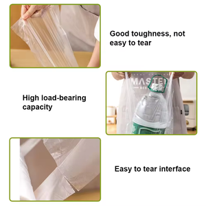 <span class=keywords><strong>Ldpe</strong></span> HDPE Trái Cây Rau Lưu Trữ Thực Phẩm Túi Phẳng Trong Suốt T-Shirt Sinh Học Túi Nhựa Cuộn Cho Hàng Tạp Hóa - Product Image 6