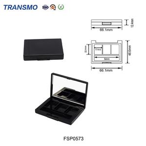 Palette de fards à paupières 3 couleurs, emballage de blush, boîte à poudre, boîte transparente en plastique, palette de fards à paupières personnalisée - Product Image 2