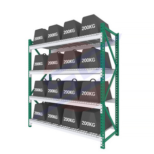 Customizable Heavy Duty Racking <strong>4</strong> Tiers Adjustable Metal Steel Beam Type Industrial Pallet Racking Storage <strong>Racks</strong> - Product Image 3