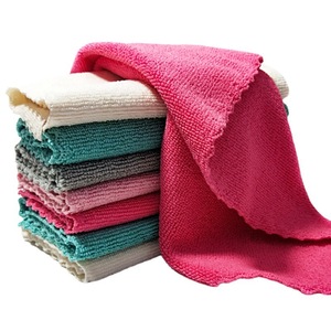 ผ้าเช็ดจานแบบหนา 30x40 ซม. รูปทรงสี่เหลี่ยมผืนผ้า สีพื้น ซึมซับน้ำได้ดี สำหรับทำความสะอาดภาชนะในครัว ผ้าเช็ดมือ - Product Image 1