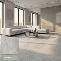 Revêtement de sol en vinyle rigide SPC haut de gamme, aspect bois, antidérapant, gris moderne, 600x1200 mm, OEM Premium