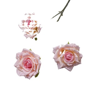 Roses artificielles en soie Manta, fleurs pour décoration de mariage, arrangement au sol, moulage par injection, fabrication chinoise - Product Image 5