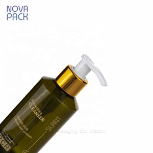 Màu Xanh Lá Cây Pet Nhựa Cơ Thể Lotion Chai 100Ml 150Ml 300Ml Slant Vai Vàng Sữa Rửa Mặt Bơm Cho Tóc Huyết Thanh Dầu Gội Đầu-Chai Nhựa - Product Image 3