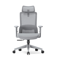 Chaise de bureau ergonomique en maille à prix direct, confortable, pour ordinateur, chaise de direction réglable pour bureau (Silla De Oficina)