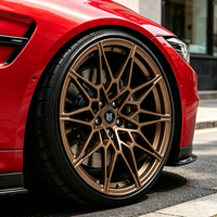 Jantes forgées en alliage d'aluminium CF Custom 1 pièce 17/18/19/20/21/22/23/24 pouces Bronze Antique 5x120 5x112 5x114.3 pour BMW