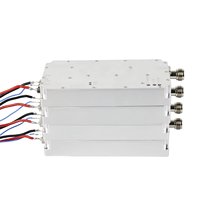 Bloqueur anti-drone GaN 50W 2100-2300MHz pour systèmes UAV FPV, brouilleur RF sans fil avec alimentation 28V pour la sécurité des grands événements
