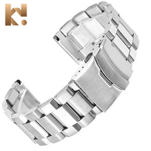KeepWin Bracelets de montre de luxe pour hommes 28mm pour Samsung <span class=keywords><strong>Galaxy</strong></span> <span class=keywords><strong>Active</strong></span> <span class=keywords><strong>2</strong></span> 40mm 42mm Bracelet de montre - Product Image 1