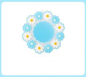 Tapis isolant pour la maison, dessous de plat floral en PVC souple, tapis épais pour bol, sets de table pour la salle à manger - Product Image 6