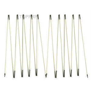 Poteau de tente de camping en fibre de verre haute résistance et léger, design pliable avec service de découpe personnalisable en longueur et couleur - Product Image 3