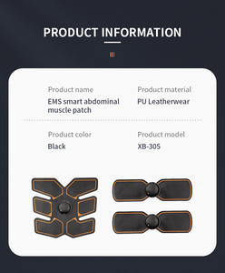 Control remoto inalámbrico portátil Muscle Abs Abdominal Trainer Accesorios de masaje deportivo Carga inalámbrica Body Sport Massager - Product Image 6