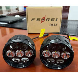 Système d'éclairage de moto Ferei LED, mini projecteurs de conduite à haut lumen, clignotants jaunes, 4 lentilles, mise à niveau de rétrofit de clignotants - Product Image 3