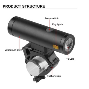 Asafee High Power L2 led Bike Bicycle Light ricaricabile 800 lumen impermeabile 5 modalità torcia anteriore per bici con luce Gog laterale - Product Image 2