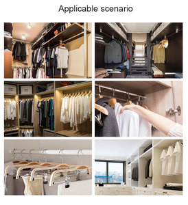 Rail de suspension pour vêtements, tube en aluminium, forme ovale pour <span class=keywords><strong>armoire</strong></span>, placard - Product Image 6