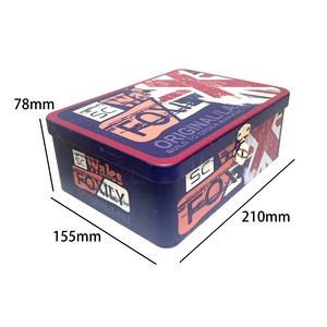 Caja Metálica Rectangular con Cierre, para Guardar Dinero, Joyas, Juguetes, Regalos, Manualidades, Almacenamiento Aséptico - Product Image 3