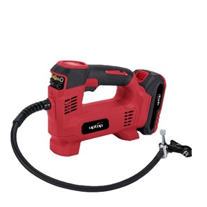 Inflador de Neumáticos Inalámbrico Upin 20V Portátil con Pantalla Digital, Rojo, de Plástico, Cilindro Único, para Autos Compactos y Motocicletas - Product Image 5