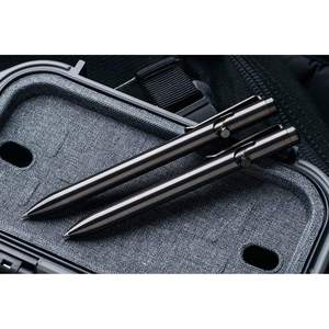 Stylo à action par culbuteur en zirconium tactile, taille standard - Product Image 1