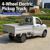 Fourgonnette électrique fermée à 4 roues, mini camionnette pour la livraison et la logistique de fret