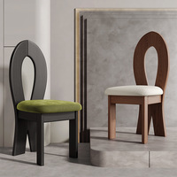 Ensemble table et chaises de salle à manger modernes style sirène, tabouret de maquillage portable, hauteur réglable, mobilier en bois imperméable pour la maison et l'hôtel