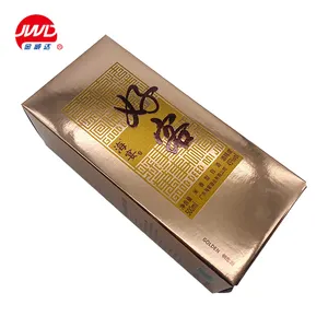 ODM制造中国白酒的金色工艺纸酒包装盒