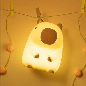Veilleuse LED Capybara, <span class=keywords><strong>Lampe</strong></span> de Nuit Mignonne Capybara, Batterie 800mAh, Veilleuse de Chambre d'Enfant, <span class=keywords><strong>Lampe</strong></span> de <span class=keywords><strong>Chevet</strong></span> pour Garçons Filles Enfants - Product Image 5