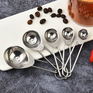 Ensemble de 5 cuillères à mesurer en métal ultimes avec bords lisses pour un <span class=keywords><strong>nettoyage</strong></span> sûr et facile, outils de cuisine et de pâtisserie - Product Image 6