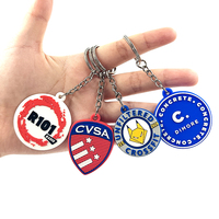 Porte-clés promotionnel en PVC LOGO personnalisé Porte-clés 2D 3D en PVC Porte-clés en caoutchouc souple Porte-clés personnalisé