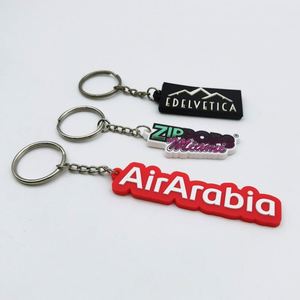 Manufacturer Wholesale Custom Logo <b>Key</b> <b>Chain</b> Embossed 2D Silicon <b>Rubber</b> Soft Pvc Keychain - Product Image 6