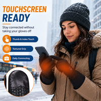 Gants chauffants légers Dr.Warm pour hommes et femmes, antidérapants, style doublure fine, gants chauffants électriques pour la pêche sur glace
