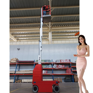 ลิฟท์ยกเสาแนวตั้ง9.2เมตรเสาเดี่ยวขับเคลื่อนตนเองสำหรับทำความสะอาดระดับความสูง - Product Image 3