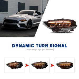 HCMOTIONZ Fari LED per Ford Mustang 2018-2023 con Animazione di Avvio e Frecce Sequenziali - Product Image 4