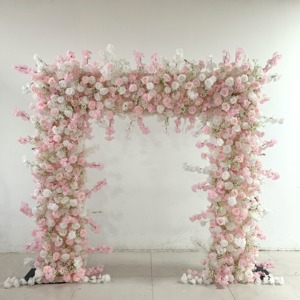 Nuevo Arco Decorativo Floral en Forma de Corazón Rojo y Rosa de <span class=keywords><strong>2</strong></span> <span class=keywords><strong>Metros</strong></span> para Decoración de Fondo de Escenario de Bodas y Fiestas - Product Image 5