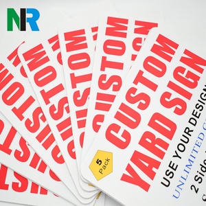 NR Customize logo <b>Plastic</b> <b>Sheet</b> for Printing Yard Sign Roc Xie - Product Image 5