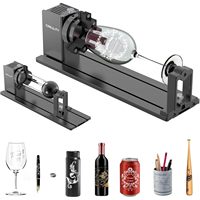 Module rotatif à mâchoires 3-en-1 Creality, mandrin axe Y, kit graveur Falcon Pro, rouleau laser AMUS-HYZ-LE-AC-Rotary2 14x4.2x5.9 B0CGDDP5V5