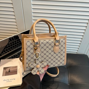 Nova Bolsa Tote Feminina de Alta Qualidade 2026, de Mão, Ombro Único, Transversal, Grande Capacidade, em PU e Poliéster Estampado - Product Image 1
