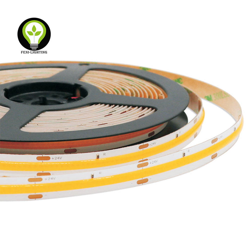 LED Lighting New Trend No Spots-COB LED Strip Lights 480leds/m 9W/m CRI 90 Durable Linear Lighting