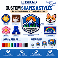 Écussons brodés personnalisés à coudre ou à thermocoller pour vêtements, uniformes, chapeaux et sacs