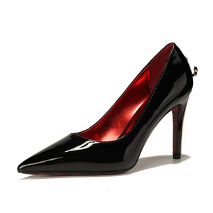 Pointed Toe Stiletto <b>Heel</b> Solid Super High 8cm up <b>Red</b> Sole Buckle Fashion Trend Pumps - Product Image 5