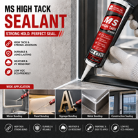 Sealant Silikon MS Tahan Lama untuk Konstruksi Kayu, Kemampuan Pencegahan Jamur Tahan Lama, Penjualan Langsung
