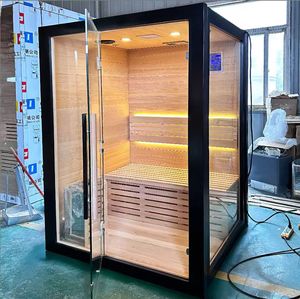 Sauna de Lujo <span class=keywords><strong>para</strong></span> 2 Personas, Elegante Sauna Interior, Cómodas Salas de Sauna, Sauna <span class=keywords><strong>para</strong></span> <span class=keywords><strong>Parejas</strong></span>, Uso Doméstico - Product Image 3