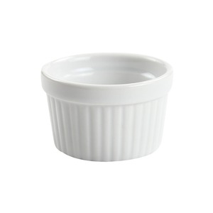 Wholesale mini striped air fryer bowls, ceramic mini bowls, white dessert bowls, ceramic cake molds. - Product Image 2