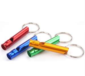 Silbatos de Supervivencia para Senderismo y Actividades al Aire Libre, Silbatos Redondos Pequeños de Aleación de Aluminio, Venta al Por Mayor - Product Image 2