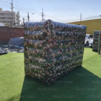 8,3 Fuß Yuedong Commercial Outdoor Aufblasbare Paintball Bunker Luft Bunker Hindernis parcours Shooting Pvc Game