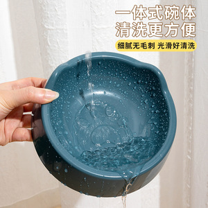 <b>Dog</b> Bowl Single Pet Food Bowl Thickened Rounded Shape Food Grade Material For Cat Large Size Pet Supplies - Product Image 4