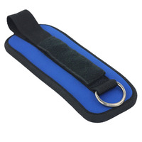 Boucles de traction pour câbles en néoprène noir, réglables, pour la protection des chevilles lors de l'entraînement en salle de sport