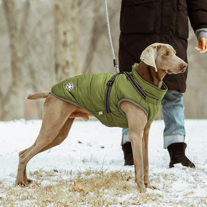 Op Maat Gemaakte Luxe Polyester Huisdierenvest Van Hoge Kwaliteit Winter Hondenkleding Met Borst En Achterkant Solide Patroon Sportstijl - Product Image 1