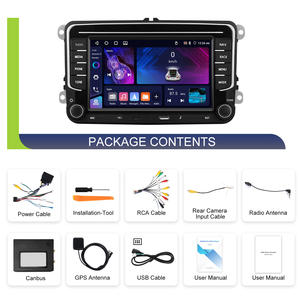 Autoradio Android Podofo 7'' 4+64G avec CarPlay/Android Auto sans fil pour <span class=keywords><strong>VW</strong></span> Caddy/ PASSAT/POLO, charge rapide Type-C, audio de voiture OEM - Product Image 6