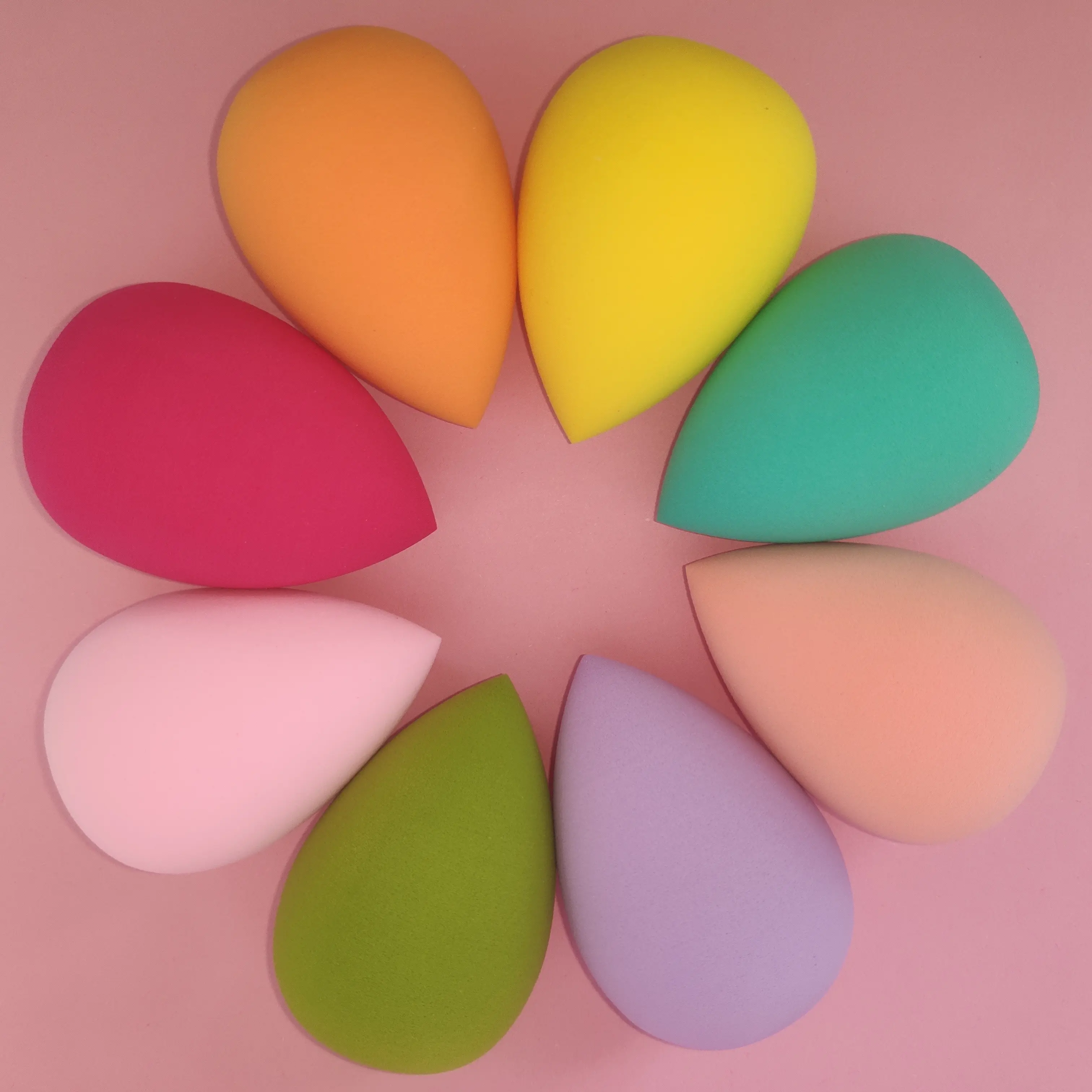 Beauty egg cosmetic blender puff drop shape lavabile confezione singola spugna per il trucco